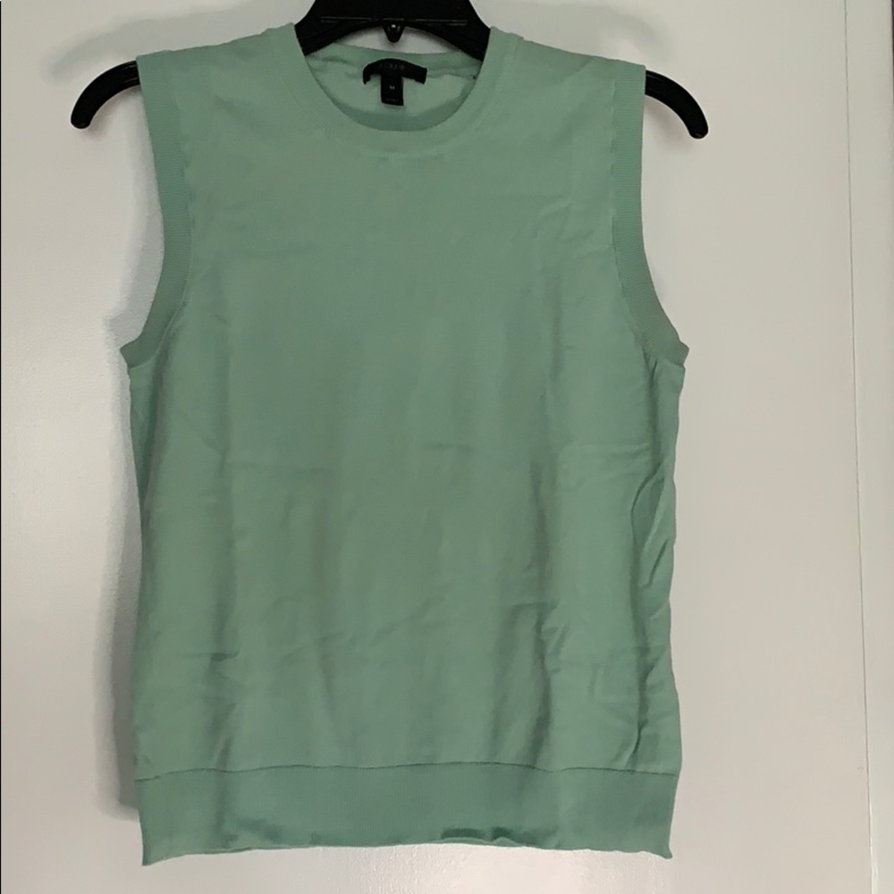 J Crew Mint Margot Crewneck